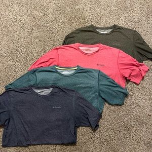 Lot of Columbia Omni Wick T-Shirts. All Size XLT